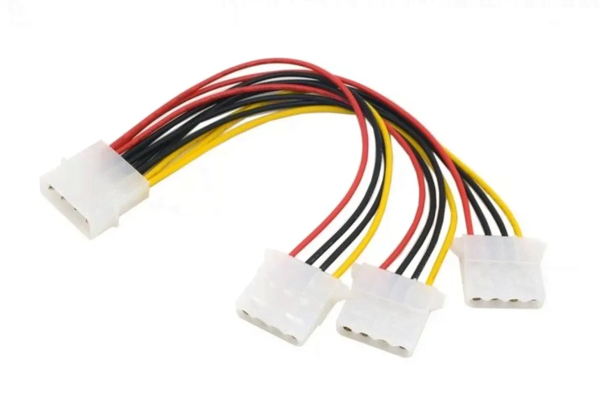 Кабель Переходник питания Molex to 3-x Molex-0