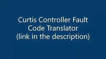 Curtis Controller Fault Code Translator