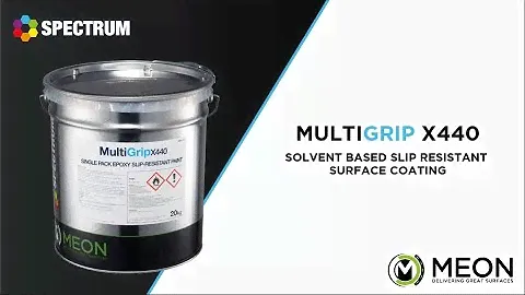 Product video | MultiGrip X440 Solvent based slip resistant surface coating | Presented by Meon