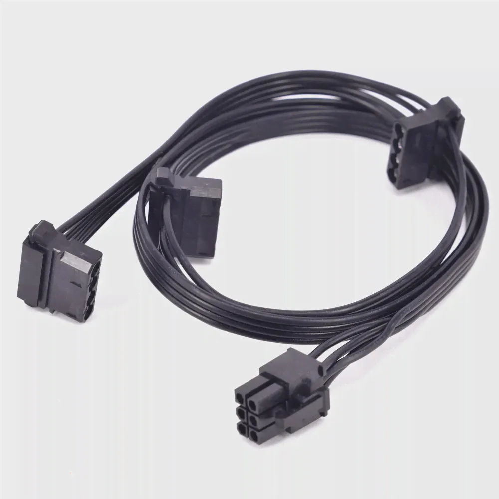 Усилитель порта кабеля питания PCI express 6Pin 3 IDE 4Pin Molex для модульного блока CORSAIR RM1000-0