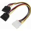 Переходник питания Molex (m) - 2xSATA, 0.18 м, Ningbo Molex/2xSATA