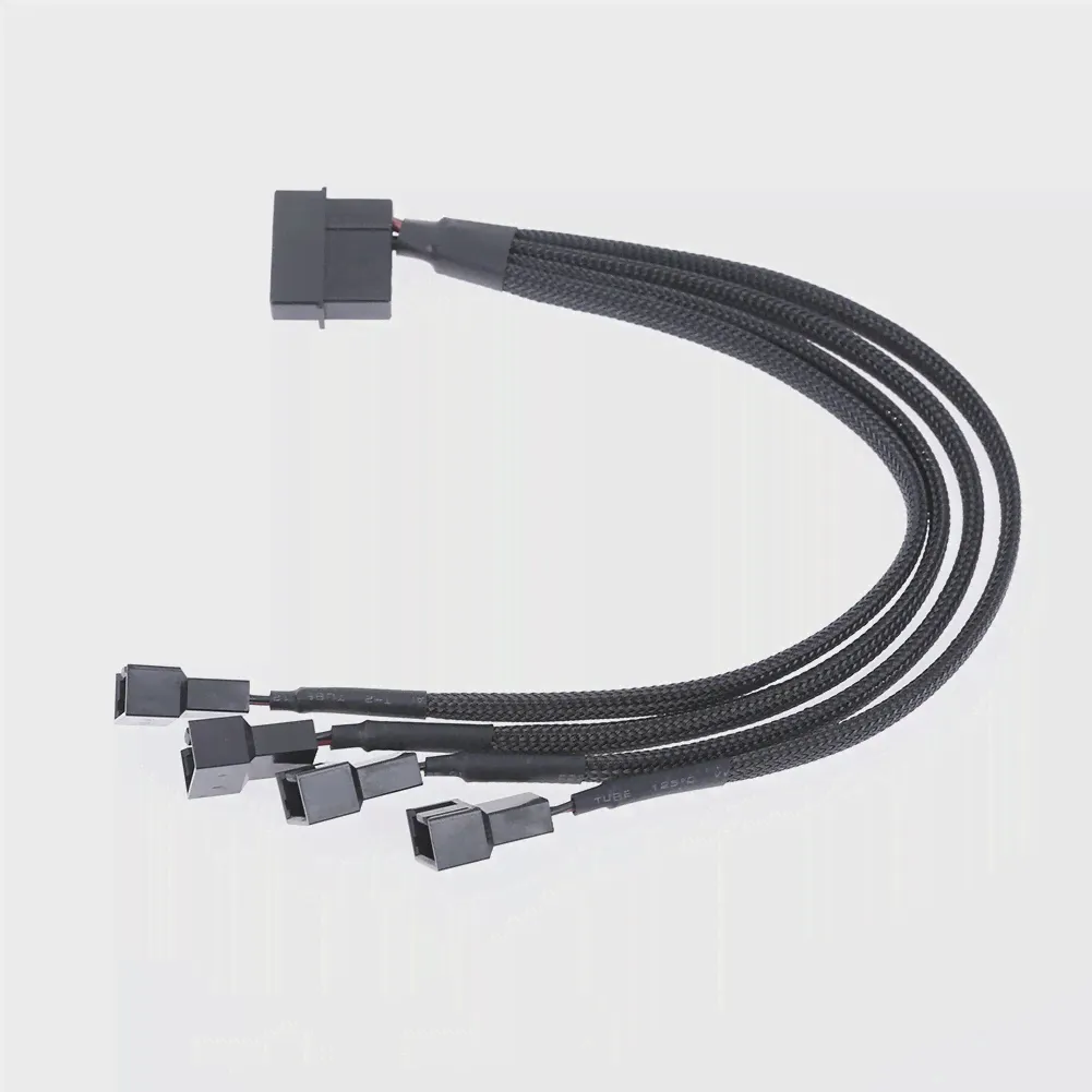 🛍 4-контактный охлаждающий вентилятор IDE Molex на 4-портовый 3Pin4pin-3