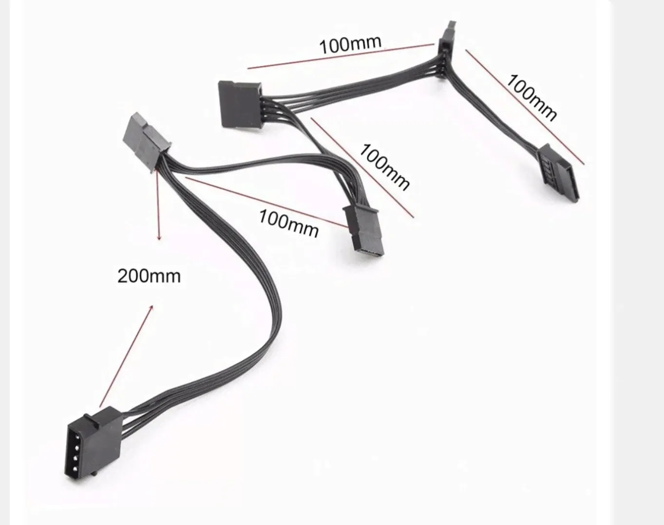 Разветвитель питания Molex — 5x SATA длинна 83cm-0
