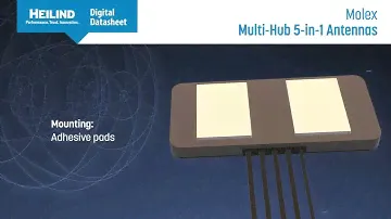 Molex Multi-Hub 5-in-1 Antenna | Heilind Electronics