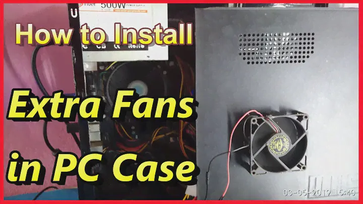 How to Install Extra Fans in PC Case, molex connector, Where do I plug my case fans into