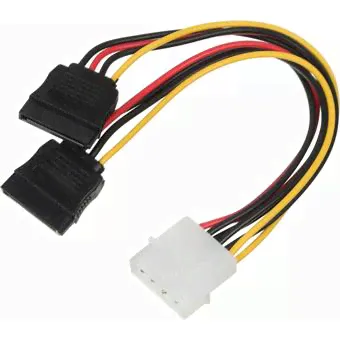 Переходник питания Molex (m) - 2xSATA, 0.18 м, Ningbo Molex/2xSATA-1