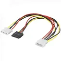 Кабель-разветвитель питания Mirex для SATA-устройств Molex(M+F) - SATA [1/50]