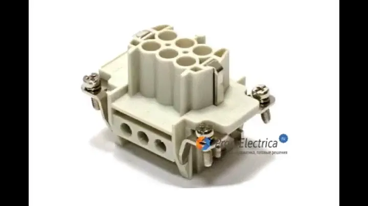 7306.6003.0 Разъем мама 6 pin MOLEX 730660030 аналог Harting 09338062701, WIELAND 70 310 0640 0