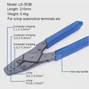 🛍 Обжимные клеммы Molex AMP Tyco, плоскогубцы для обжима открытых цилиндрических клемм, неизолированные клеммы