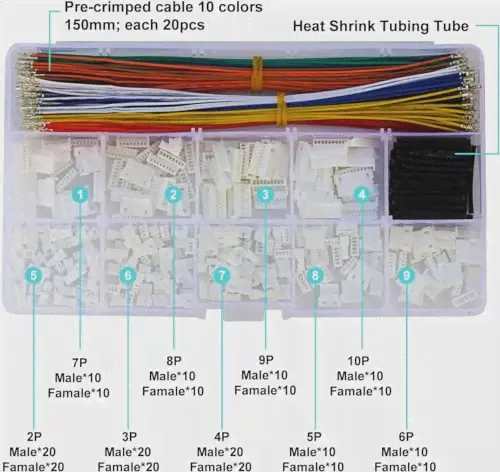 PicoBlade 1,25 мм Коннектор с 28AWG кабелями, соединитель Molex PicoBlade 1,25 мм (art.: 3920c7c00e1d5)-1