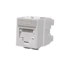 Модуль розеточный Molex, 1хRJ45, кат. 6, неэкр., цвет: белый, (KSJ-00018-02)