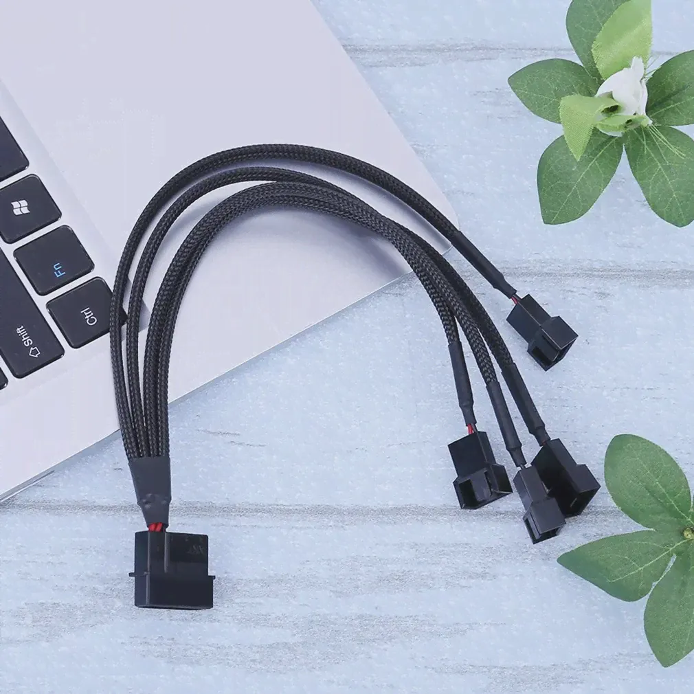 🛍 4-контактный охлаждающий вентилятор IDE Molex на 4-портовый 3Pin4pin-0