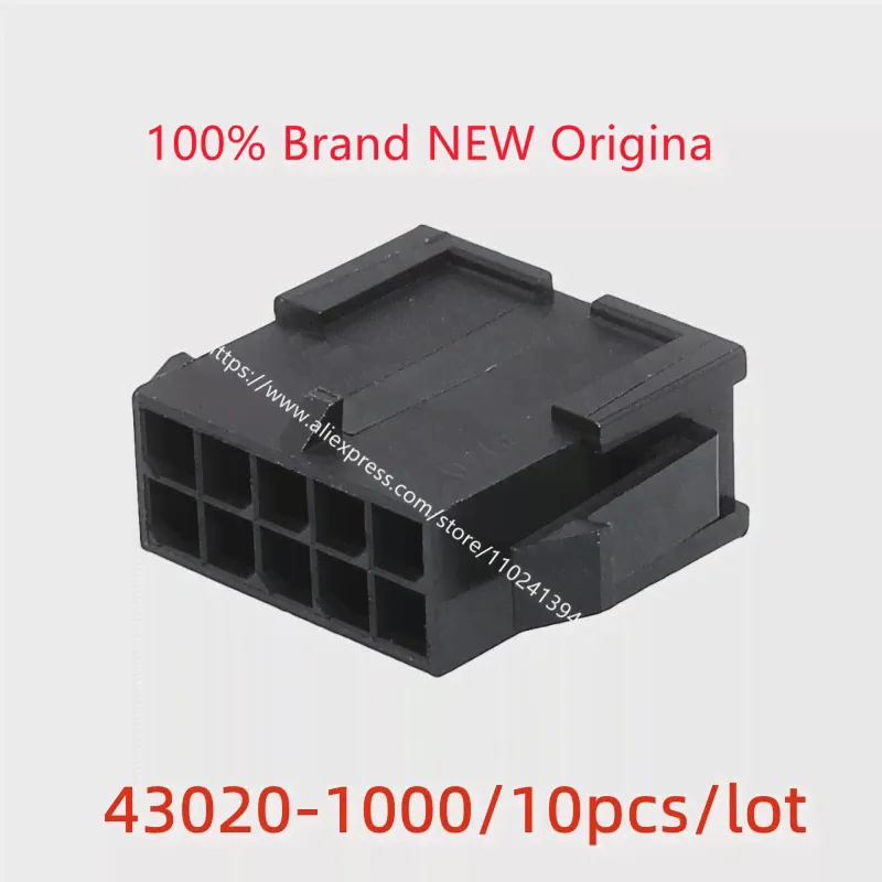 10 шт./лот разъем Molex 43020-1000 430201000 пластиковая оболочка 10P оригинальное пятно-0