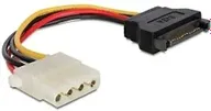 CC-SATA-PS-M, Кабель: питания SATA; Molex "мама",SATA 15pin "папа"; 0,15м