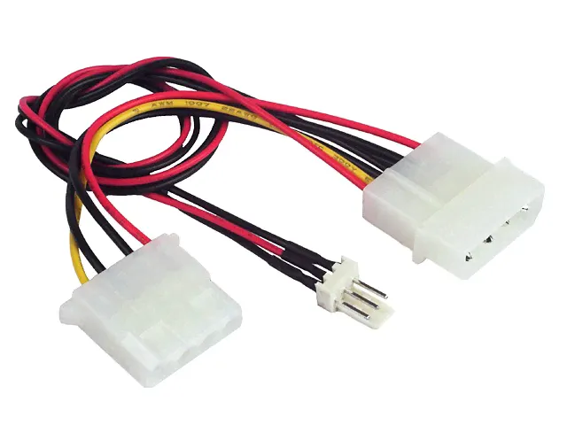 Кабель питания Вентилятора от блока питания Molex - 3 Pin