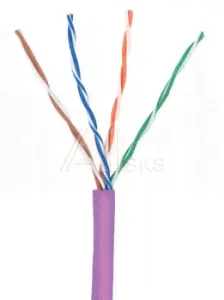 712447 Кабель информационный Molex 39-504-5E кат.5е U/UTP не экранированный 4X2X24AWG LSZH внутренний 305м фиолетовый