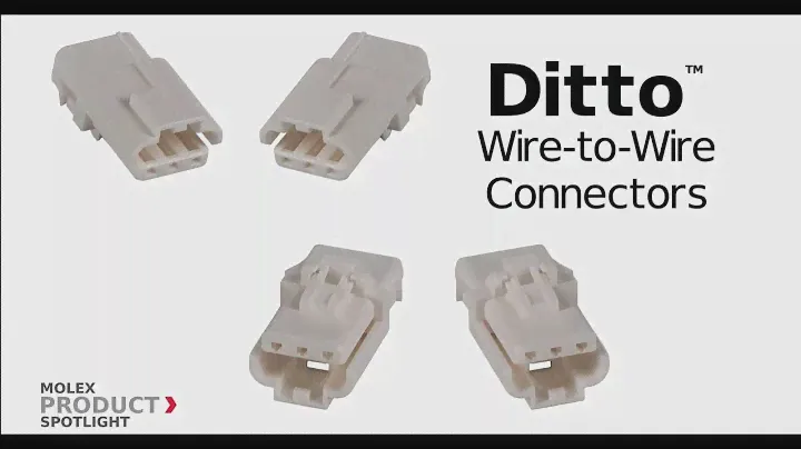 Reliable Molex Genderless Ditto™ Connectors (German)