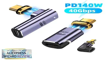140W USB4.0 40Gbps Thunderbolt3 Magnetic Type-C OTG USB C To USB-C Fast Review