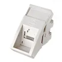 Модуль розеточный Molex, 1хRJ45, кат. 6, неэкр., цвет: белый, (MLG-00021-02)