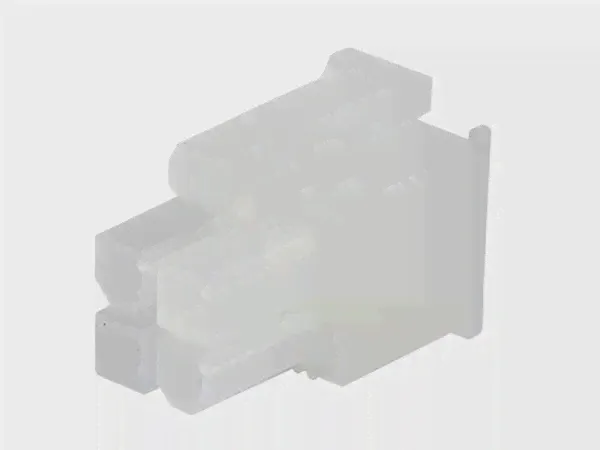 Вилка MOLEX 39-01-2040, провод-проводплата, 'мама', Mini-Fit Jr, 4,2 мм, PIN 4, 2 x 2, на провод, без контактов (art.: 3920bc800801d)