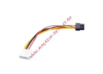 Кабель питания для видеокарты 1 molex-6pin-0