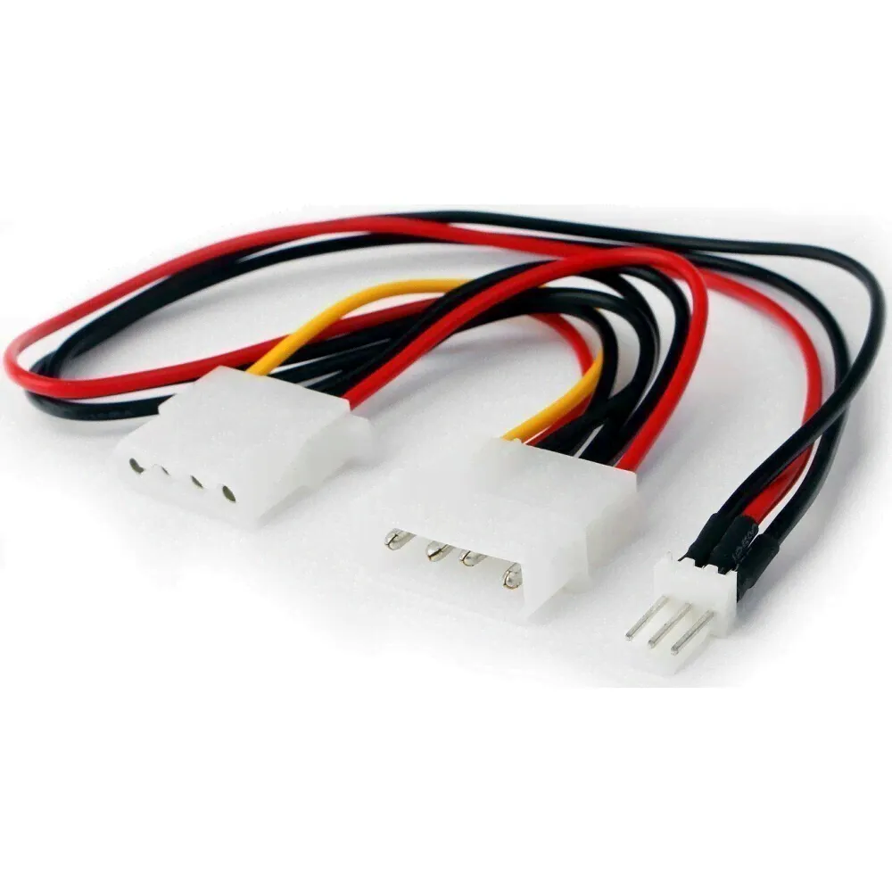 Переходник Molex - 3-pin, 0.15м, Cablexpert CC-PSU-5-0