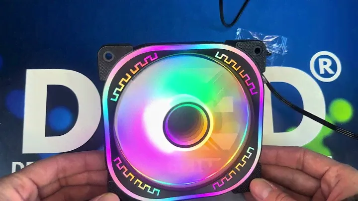 Вентилятор с подсветкой для компьютера "Разноцветный" Molex 3 pin Модель YM-120